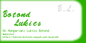 botond lukics business card